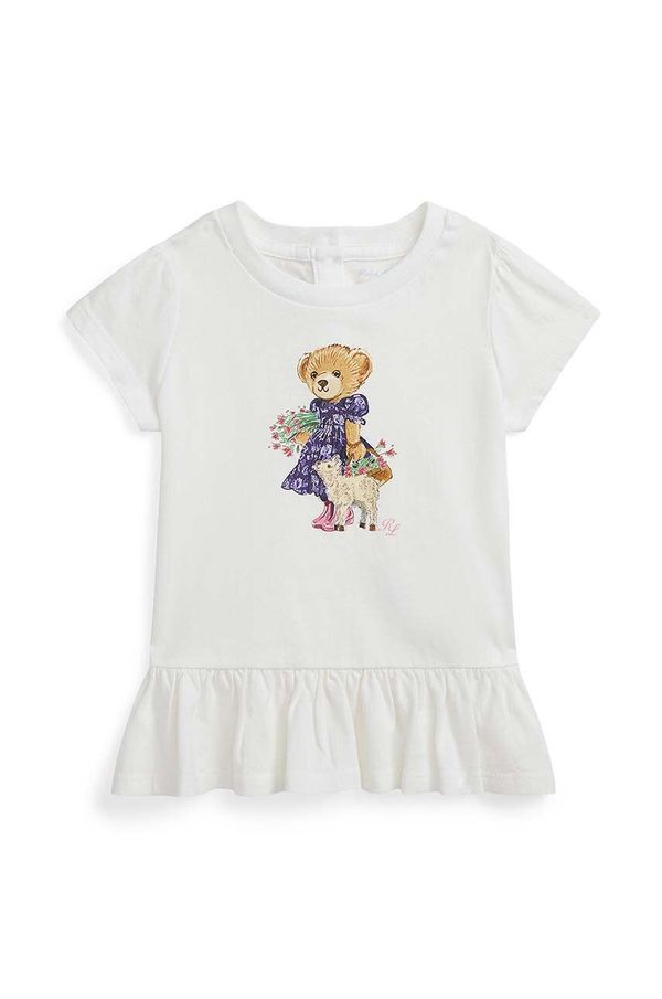 Polo Ralph Lauren Pamučna majica kratkih rukava za bebe Polo Ralph Lauren boja: bijela, 310952347001