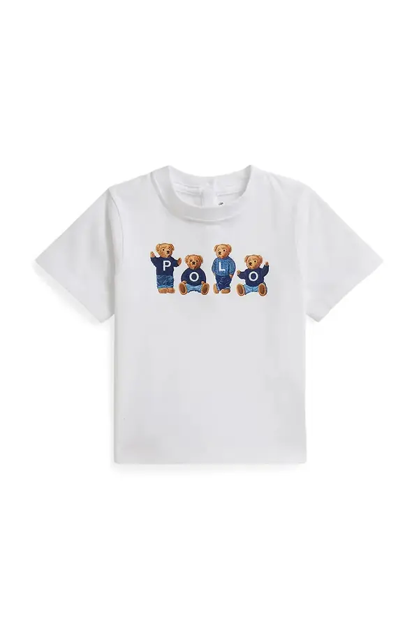 Polo Ralph Lauren Pamučna majica kratkih rukava za bebe Polo Ralph Lauren