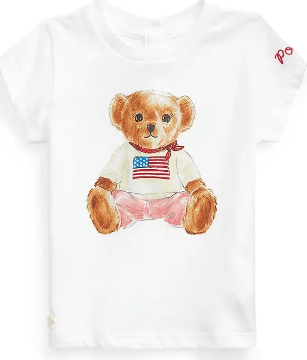 Polo Ralph Lauren Pamučna majica kratkih rukava za bebe Polo Ralph Lauren