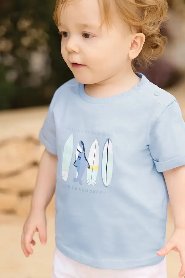 TARTINE ET CHOCOLAT Pamučna majica kratkih rukava za bebe Tartine et Chocolat