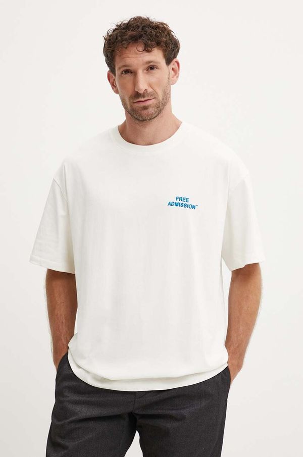 Les Deux Pamučna majica Les Deux za muškarce, boja: bež, s tiskom, LDM101197