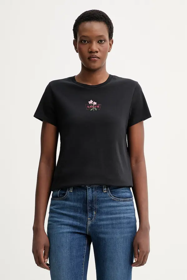 Levi's Pamučna majica Levi's LS THE PERFECT TEE CACTUS FLOWER
