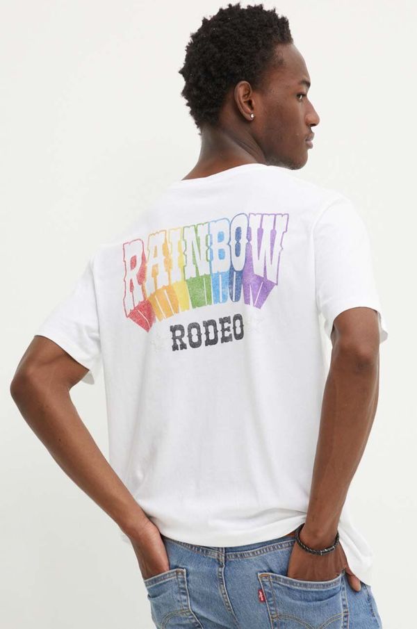 Levi's Pamučna majica Levi's Pride za muškarce, boja: bijela, s tiskom