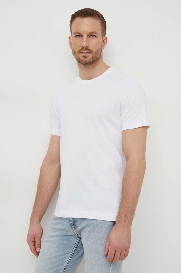 Liu Jo Pamučna majica Liu Jo za muškarce, boja: bijela, s tiskom