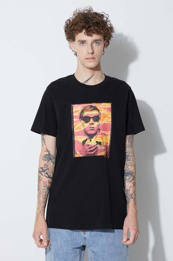 Maharishi Pamučna majica Maharishi Warhol Polaroid Portrait T-Shirt OCJ boja: crna, s tiskom, 9711.BLACK-BLACK