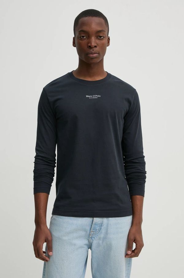 Marc O'Polo Pamučna majica Marc O'Polo za muškarce, boja: tamno plava, bez uzorka, 520201252020