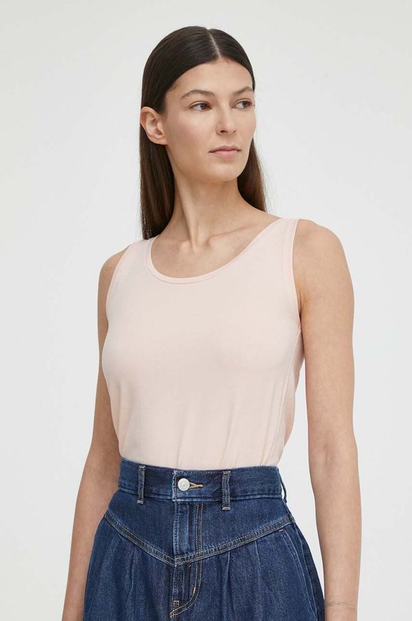 Marc O'Polo Pamučna majica Marc O'Polo za žene, boja: bež, 403232151363