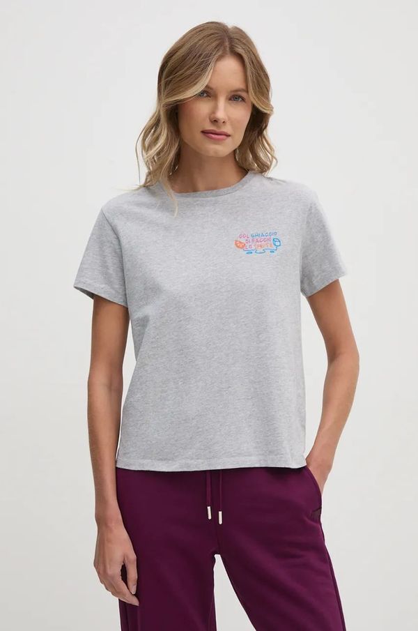 MC2 Saint Barth Pamučna majica MC2 Saint Barth za žene, boja: tirkizna