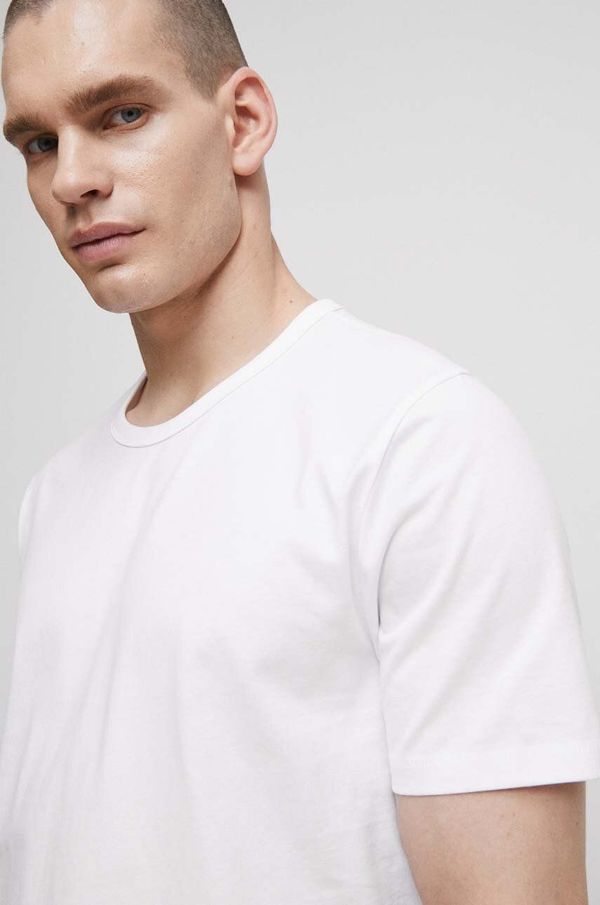 Medicine Pamučna majica Medicine boja: bijela, glatki model