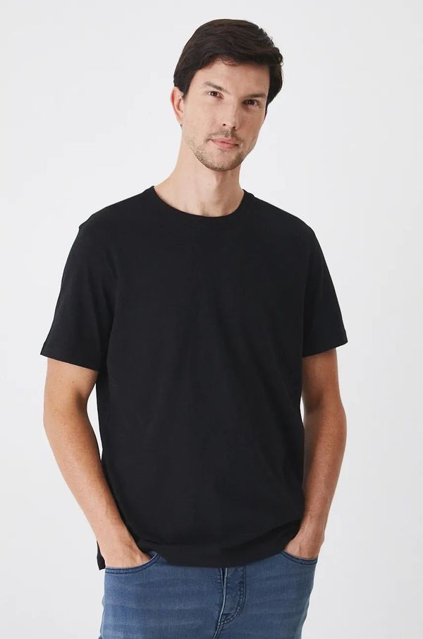 Medicine Pamučna majica Medicine za muškarce, boja: crna, bez uzorka