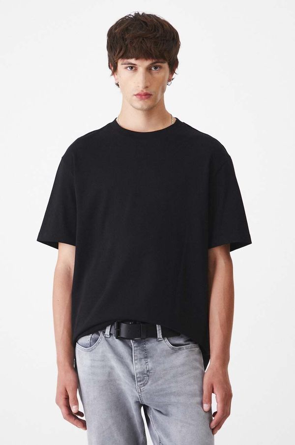 Medicine Pamučna majica Medicine za muškarce, boja: crna, bez uzorka