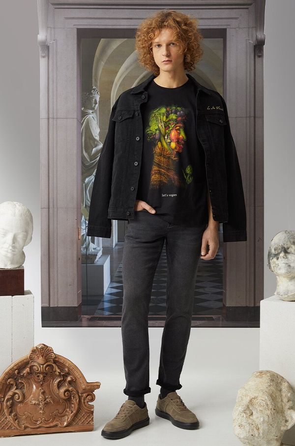 Medicine Pamučna majica Medicine za muškarce, boja: crna, s tiskom