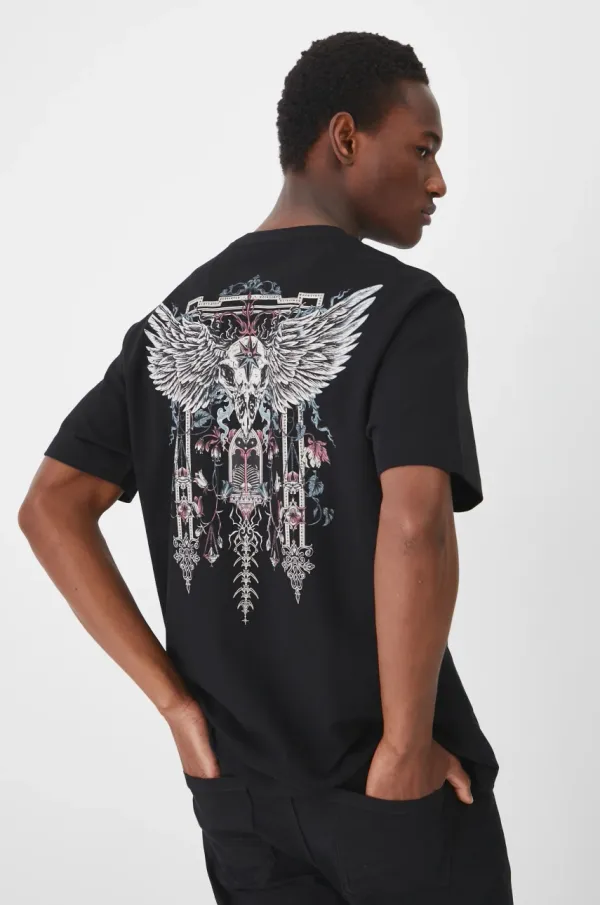 Medicine Pamučna majica Medicine za muškarce, boja: crna, s tiskom