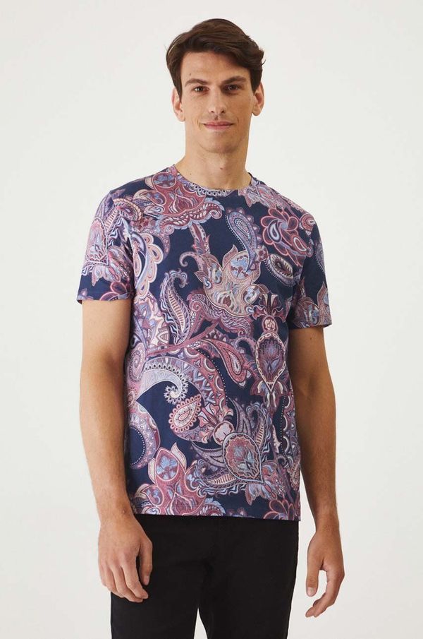 Medicine Pamučna majica Medicine za muškarce, boja: tamno plava, s uzorkom