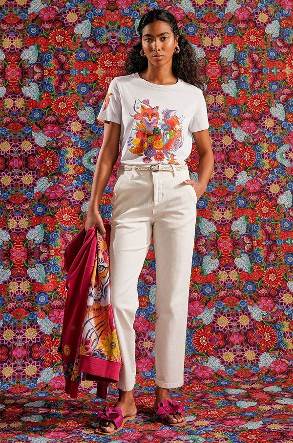 Medicine Pamučna majica Medicine za žene, boja: bijela