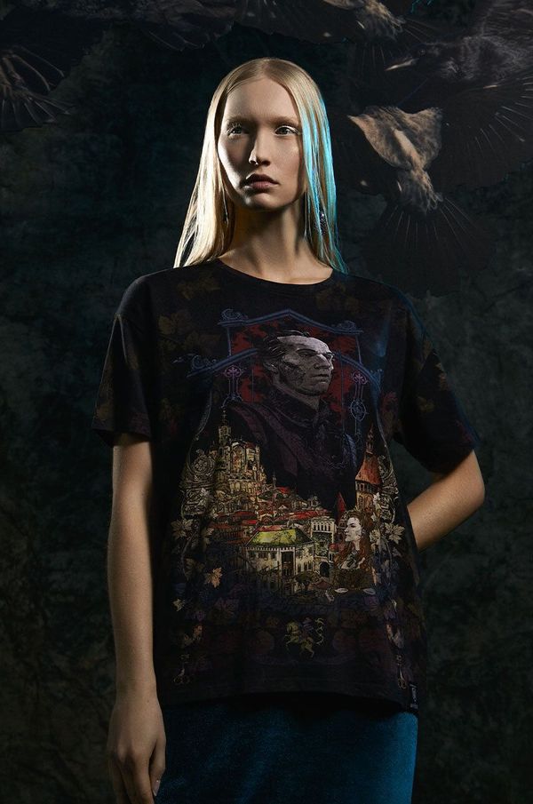 Medicine Pamučna majica Medicine za žene, boja: crna