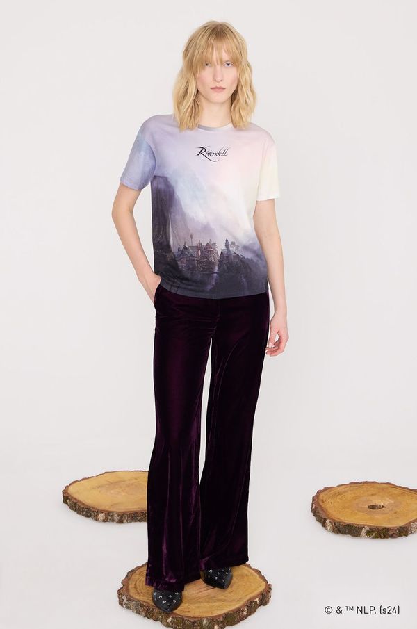 Medicine Pamučna majica Medicine za žene, boja: crna