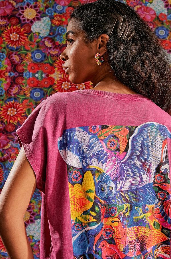 Medicine Pamučna majica Medicine za žene, boja: ružičasta