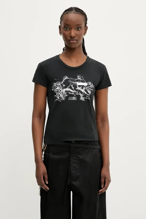 MM6 Maison Margiela Pamučna majica MM6 Maison Margiela