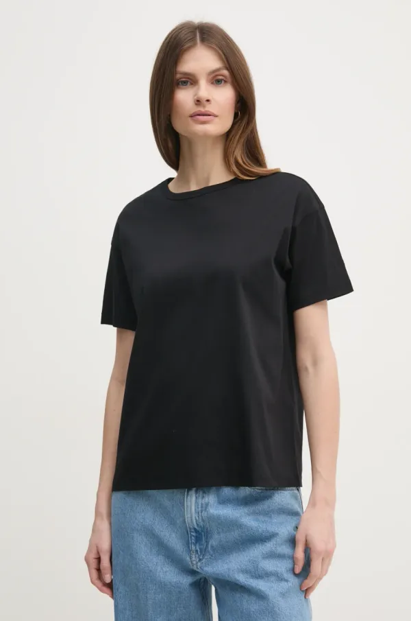 Mos Mosh Pamučna majica Mos Mosh za žene, boja: bijela, 146350