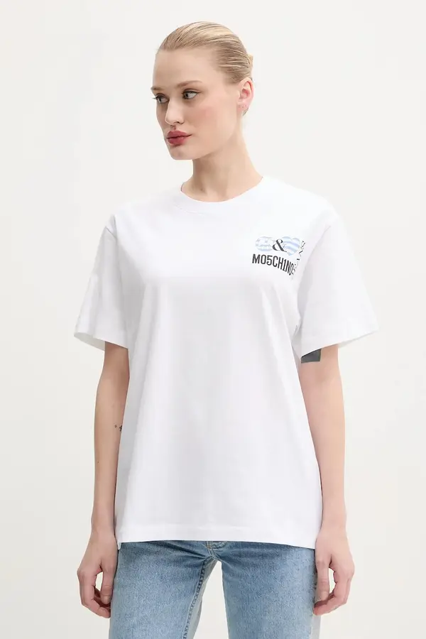 Moschino Jeans Pamučna majica Moschino Jeans
