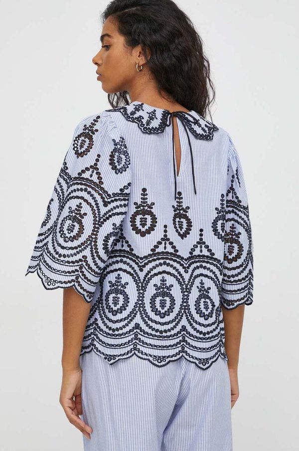 MUNTHE Pamučna majica MUNTHE za žene, s uzorkom