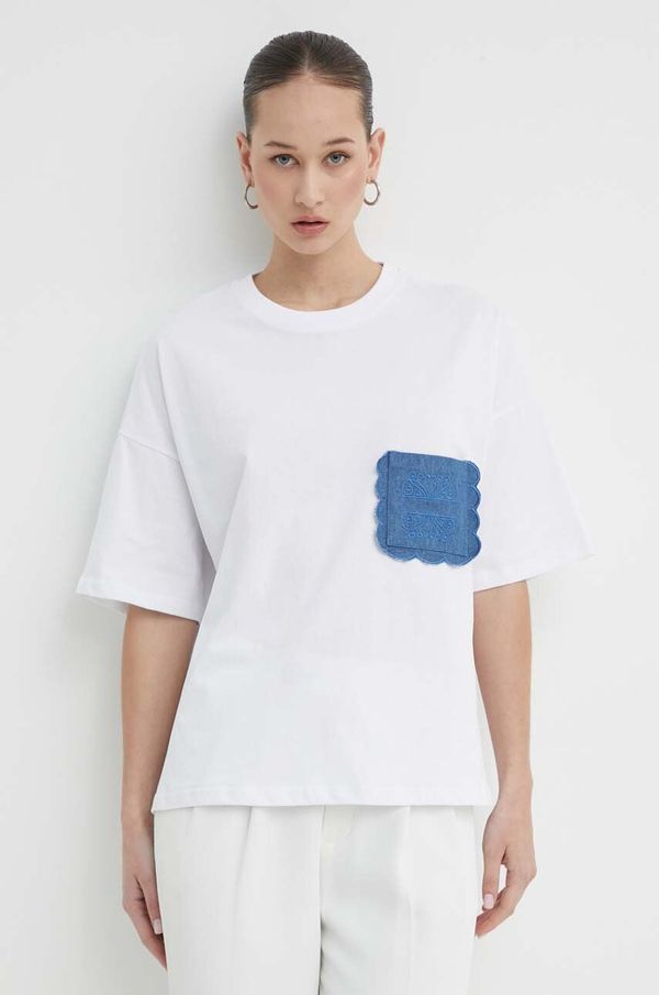 Never Fully Dressed Pamučna majica Never Fully Dressed za žene, boja: bijela