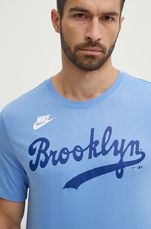 Nike Pamučna majica Nike Brooklyn Dodgers za muškarce, s tiskom