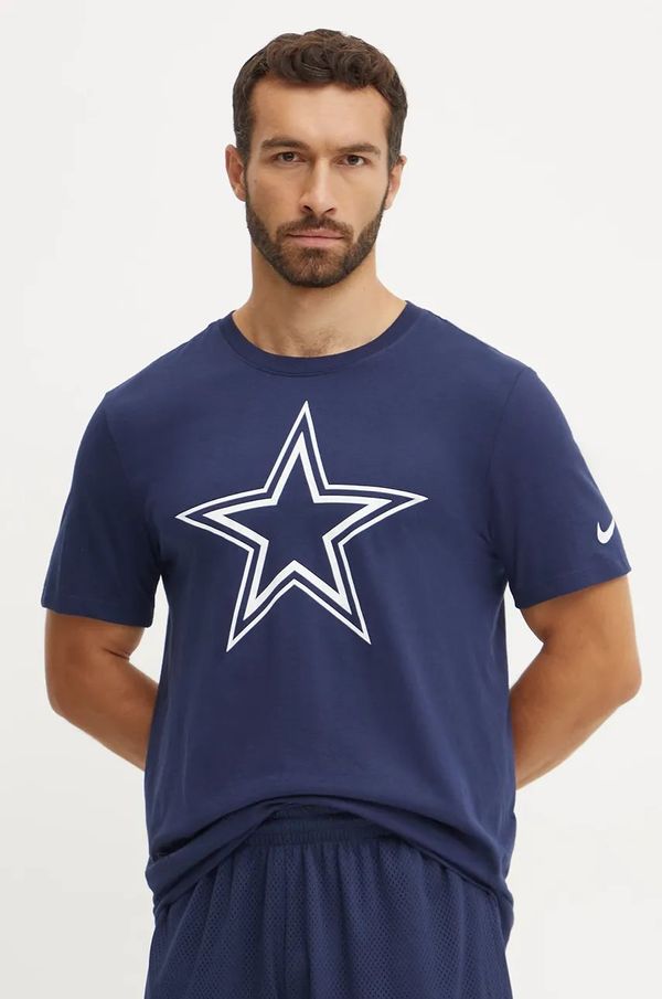 Nike Pamučna majica Nike Dallas Cowboys za muškarce, boja: tamno plava, s tiskom, N199-41S-7RD-CLH