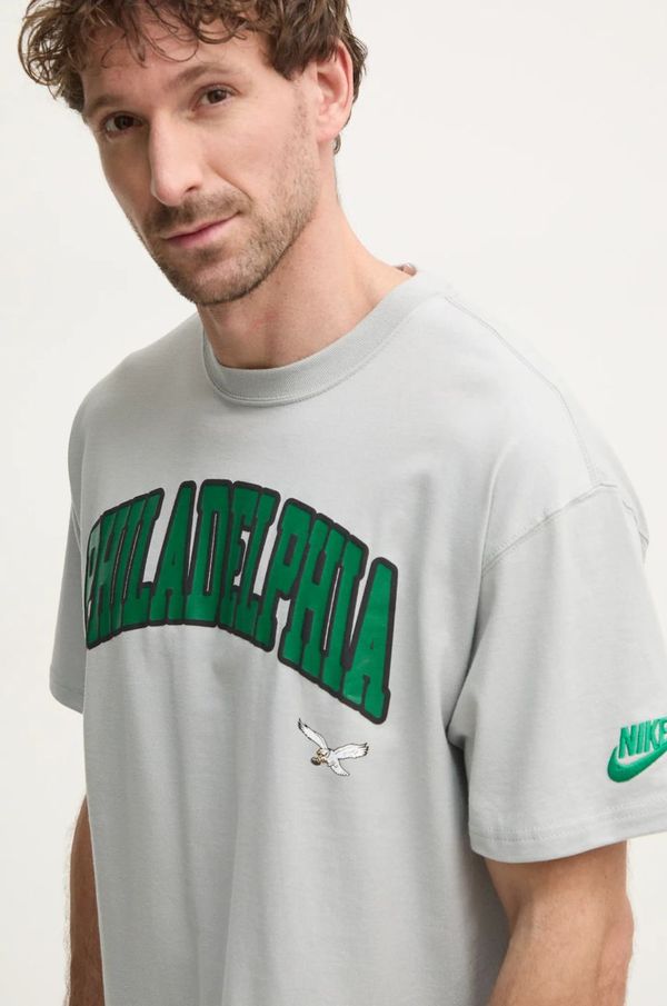 Nike Pamučna majica Nike Philadelphia Eagles za muškarce, boja: siva, s tiskom, 01AY-09D-Q86-NP1