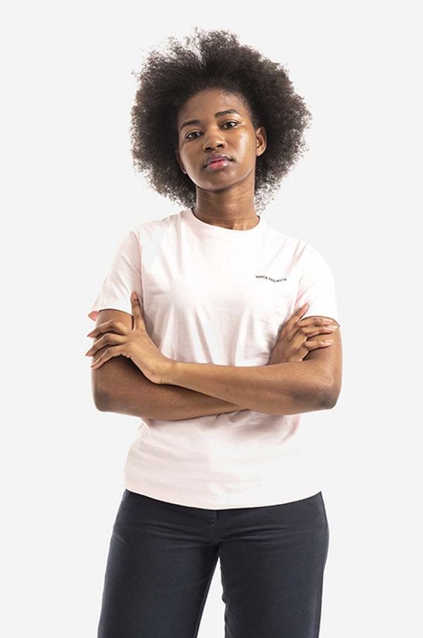 Norse Projects Pamučna majica Norse Projects Gro Logo boja: ružičasta, NW01.0077.5507-5507