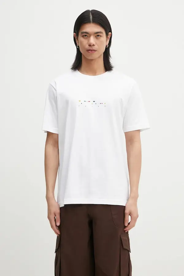 Norse Projects Pamučna majica Norse Projects Johannes Organic Code Print T-shirt
