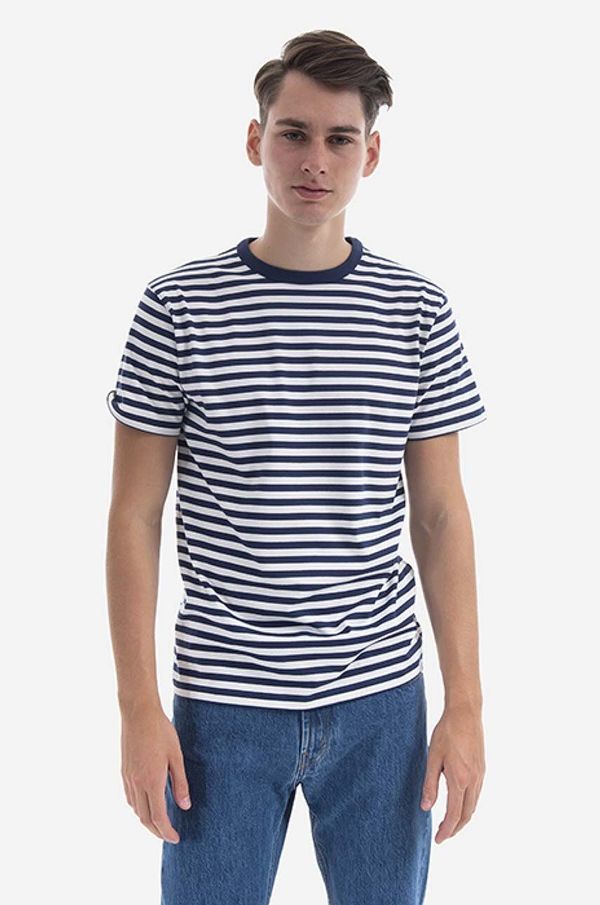 Norse Projects Pamučna majica Norse Projects Niels Classic Stripe boja: bijela, s uzorkom, N01.0563.7004-7004