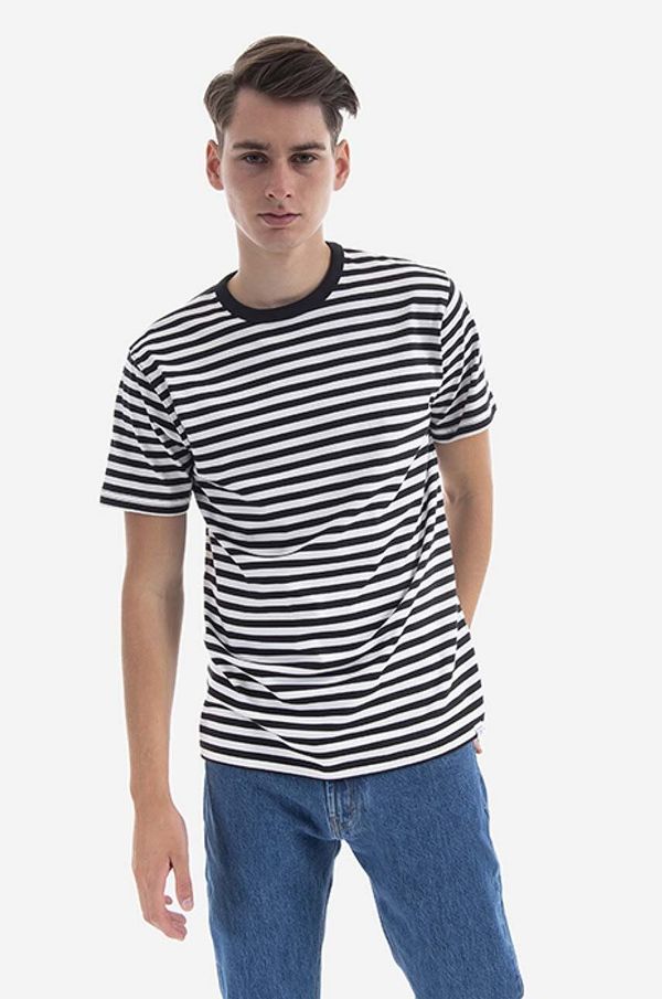 Norse Projects Pamučna majica Norse Projects Niels Classic Stripe boja: bijela, s uzorkom, N01.0563.9999-9999