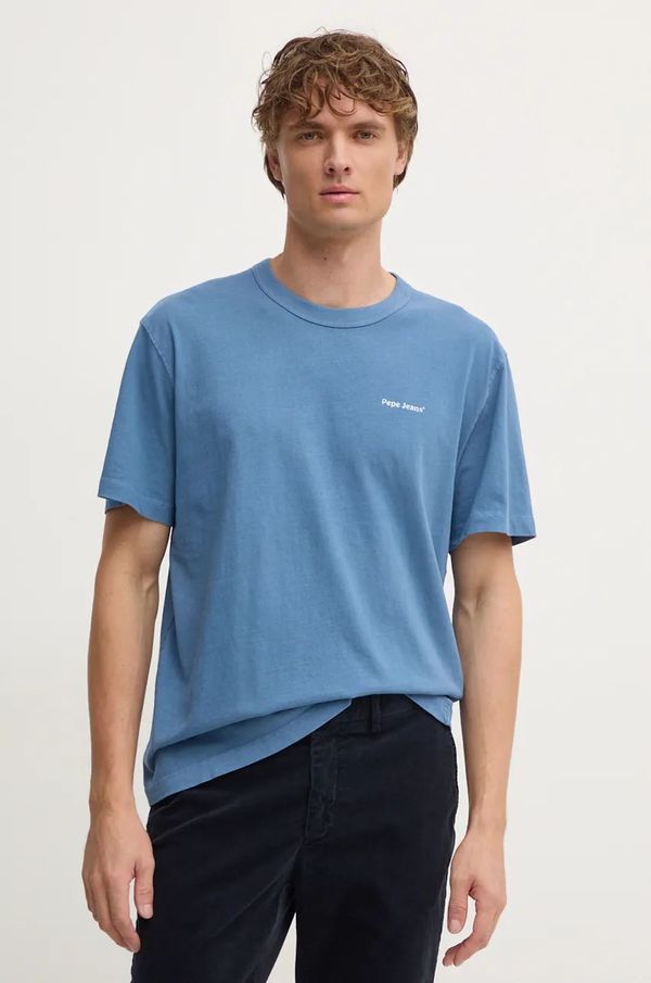 Pepe Jeans Pamučna majica Pepe Jeans ANDRE za muškarce, s tiskom, PM509619