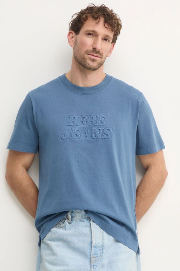 Pepe Jeans Pamučna majica Pepe Jeans DARIUS TEE za muškarce, s aplikacijom, PM509723