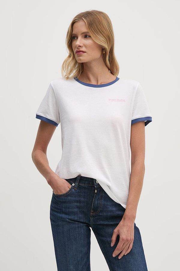 Pepe Jeans Pamučna majica Pepe Jeans ELISE za žene, boja: bijela, PL505878