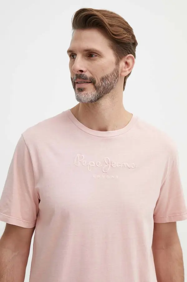 Pepe Jeans Pamučna majica Pepe Jeans EMB EGGO