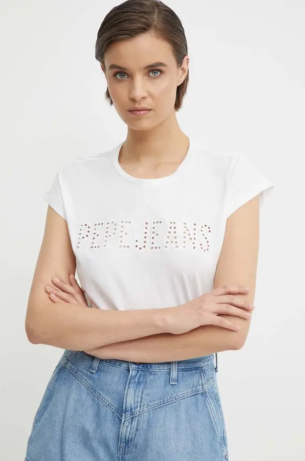 Pepe Jeans Pamučna majica Pepe Jeans LILITH