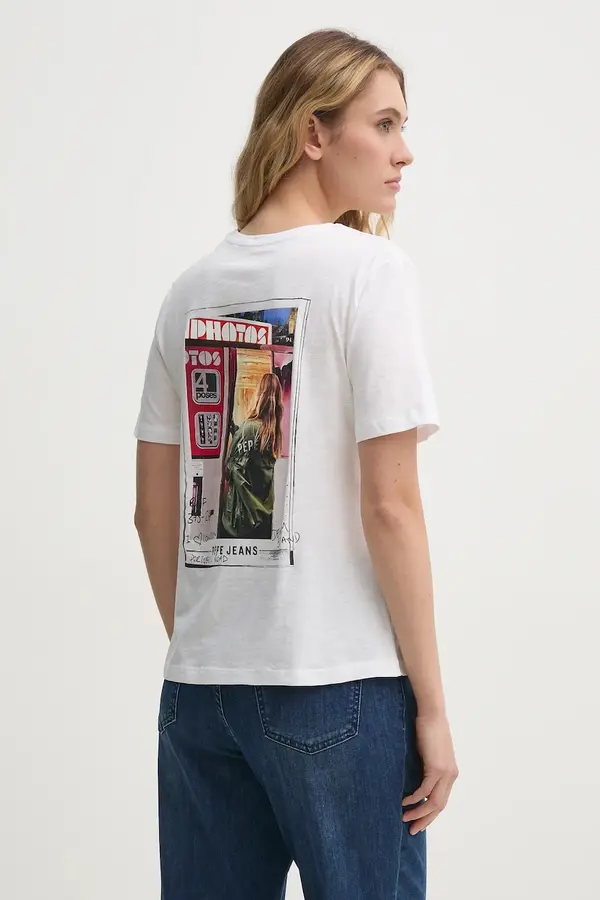 Pepe Jeans Pamučna majica Pepe Jeans REI