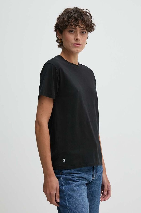 Polo Ralph Lauren Pamučna majica Polo Ralph Lauren za žene, boja: crna, 211891561