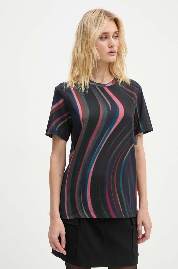 PS Paul Smith Pamučna majica PS Paul Smith za žene, boja: crna, W2R.232V.NP4787