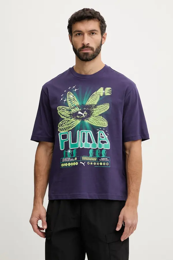 Puma Pamučna majica Puma GRAPHIC