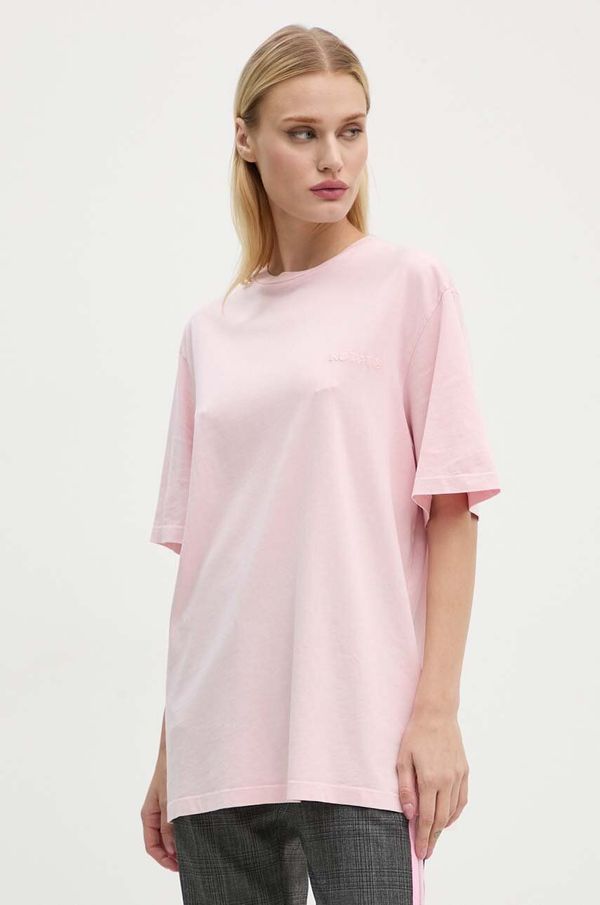 Rotate Pamučna majica Rotate za žene, boja: ružičasta