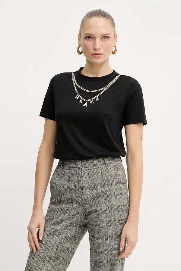 Silvian Heach Pamučna majica Silvian Heach BENSOULA