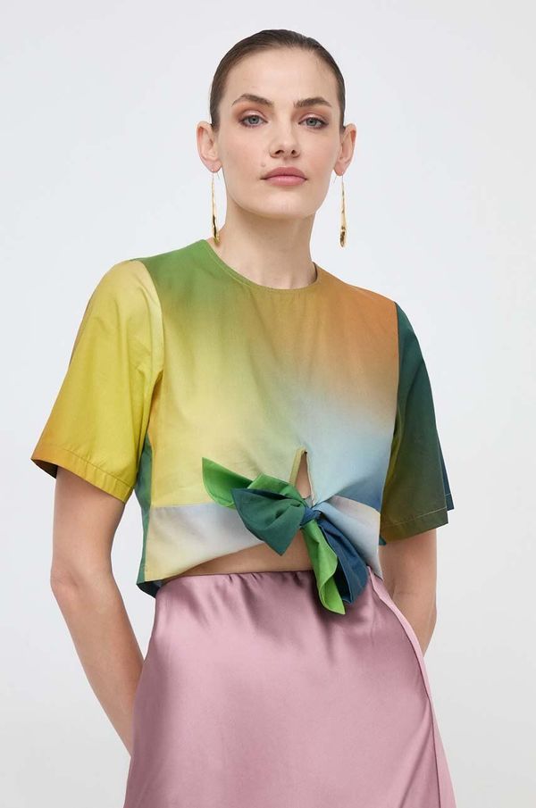 Silvian Heach Pamučna majica Silvian Heach za žene, s uzorkom