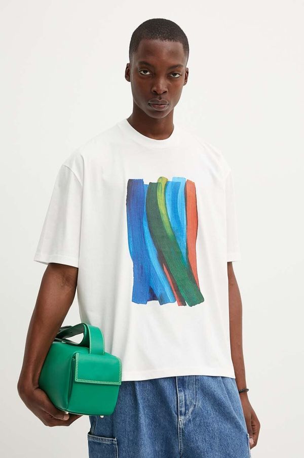 Sunnei Pamučna majica Sunnei boja: bijela, s tiskom, RTWXJER002