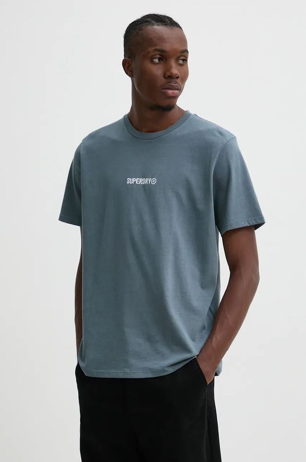 Superdry Pamučna majica Superdry za muškarce, s aplikacijom, M1012028A-9VC