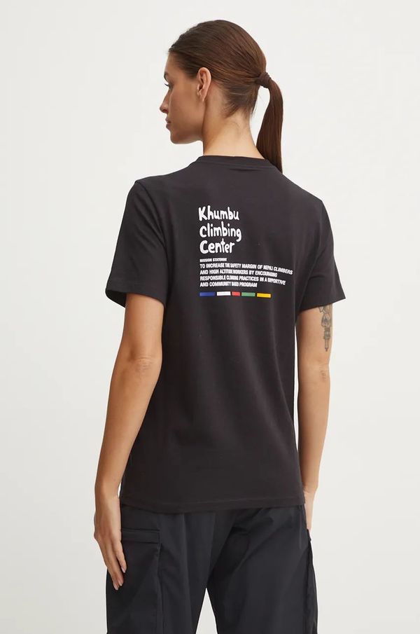 The North Face Pamučna majica The North Face Climb za žene, boja: crna, NF0A8AZZ42I1