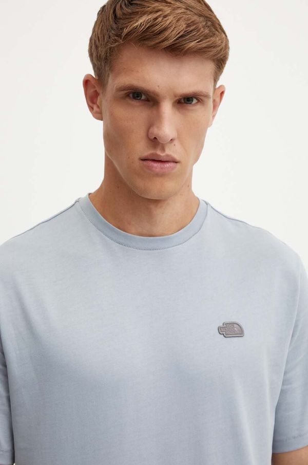 The North Face Pamučna majica The North Face Natural Dye Tee za muškarce, boja: siva, s tiskom, NF0A89CX9OW1